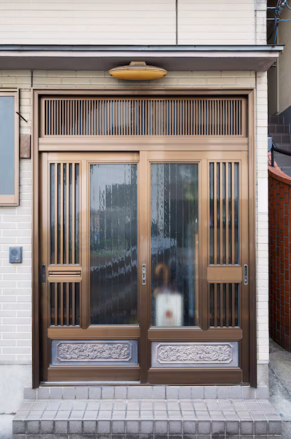 Tempered glass shopfront in a retail space