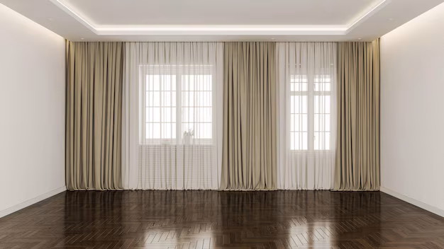 Glass and aluminum curtain wall